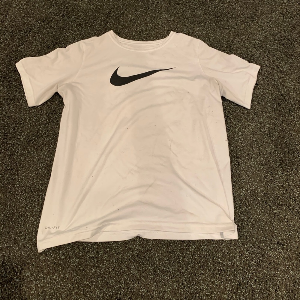 Nike white dri-fit shirt